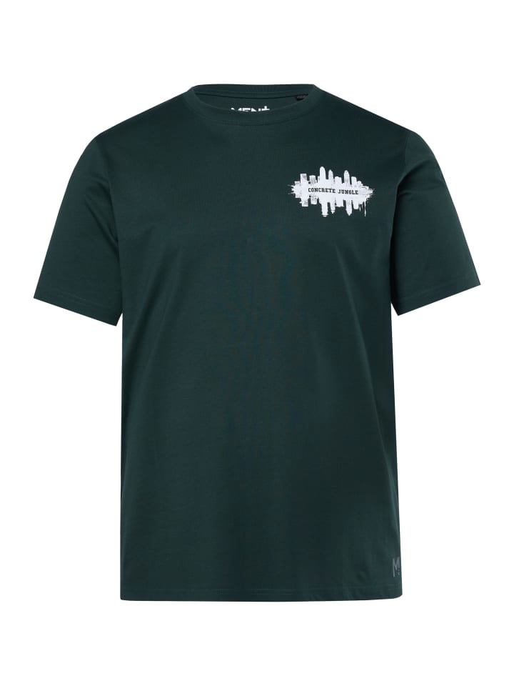 Kurzarm T-Shirt in tannengrün