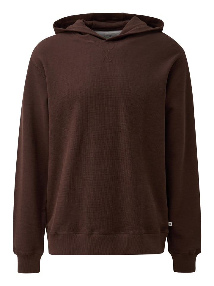 Sweatshirt / Hoodie Basic in Braun