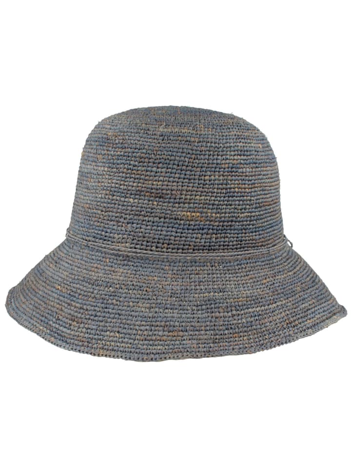 Strohhut in blau