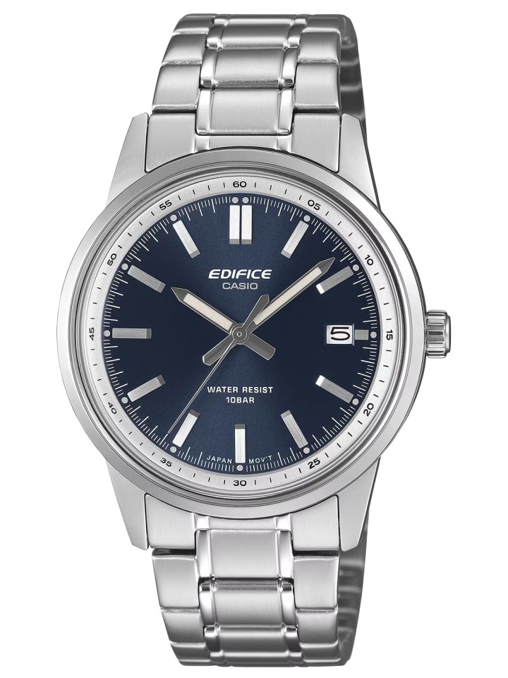 Edifice Herrenuhr Quarz Blau