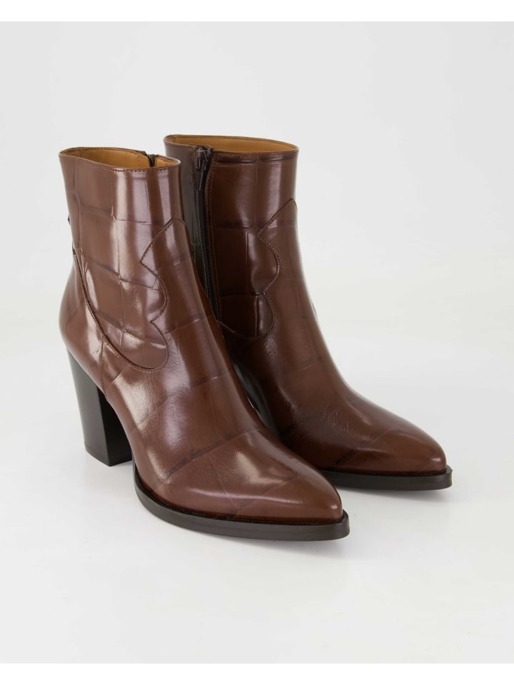 Klassische Stiefeletten in Braun