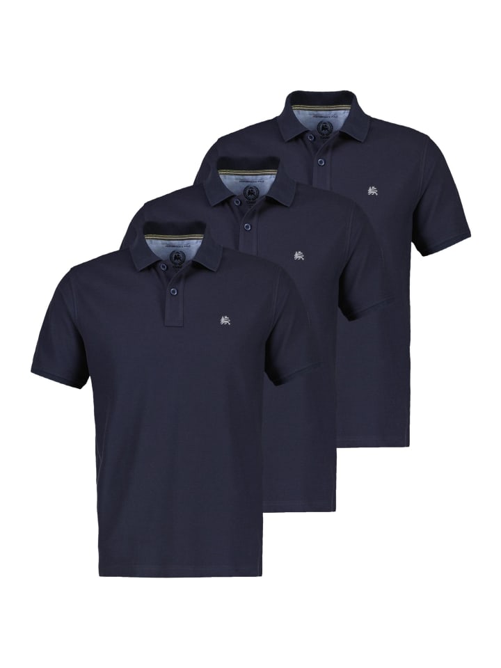 Poloshirt Basic in Navy