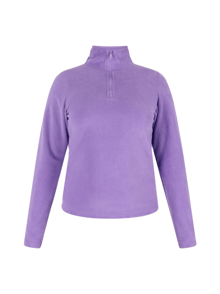 Damen Fleecepullover in Violett
