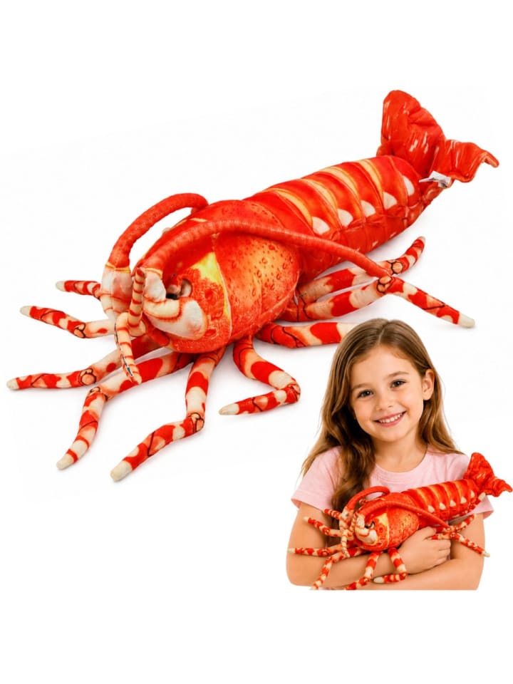 Großes Plüschtier, Garnele, Meerestier, 55 cm