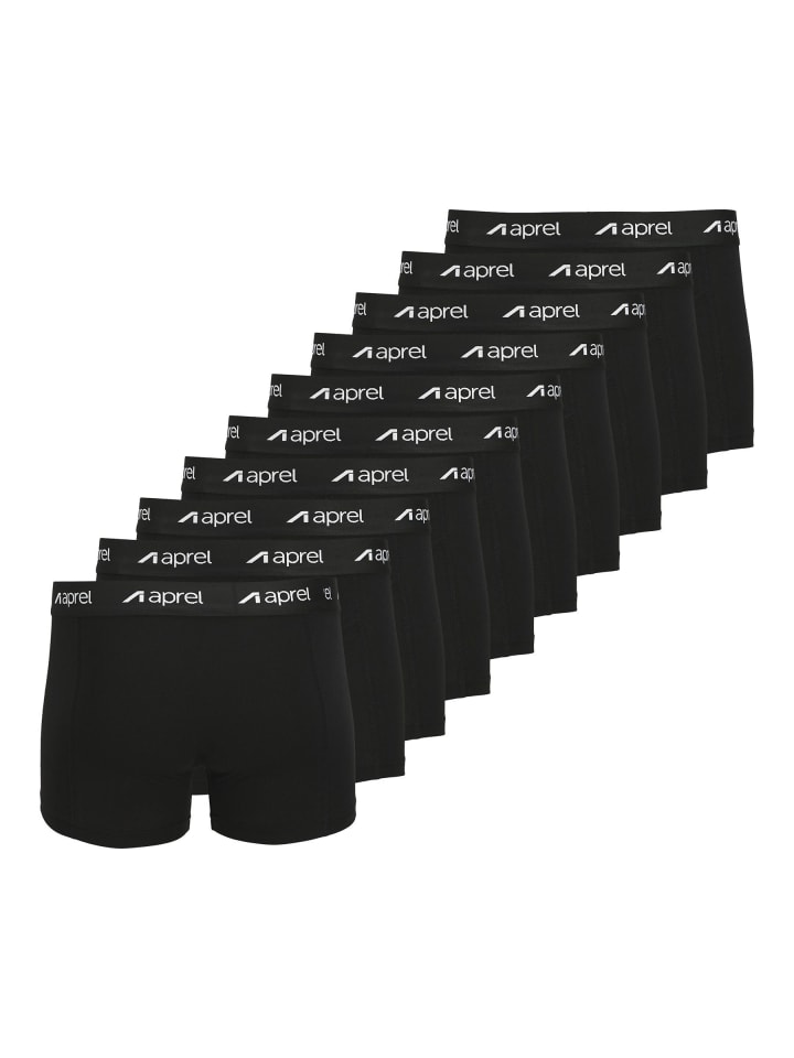 10er-pack Trunks in Black 1