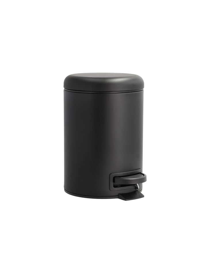 Pedaleimer Mono in Schwarz