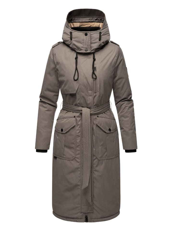 Wintermantel Hokulanii in Dark Grey