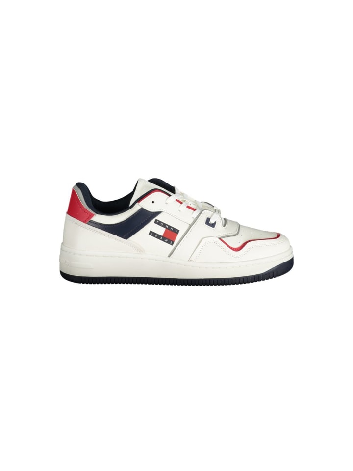 Weiß Polyurethan Herren Sneaker