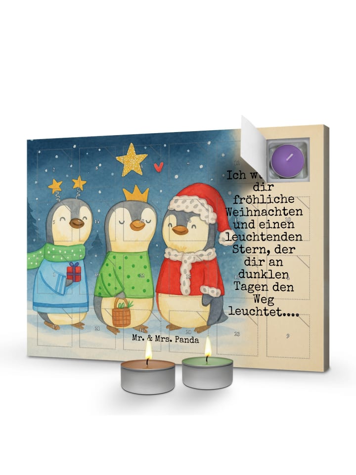 Adventskalender Winterzeit Heilige drei Könige ... in Weiß