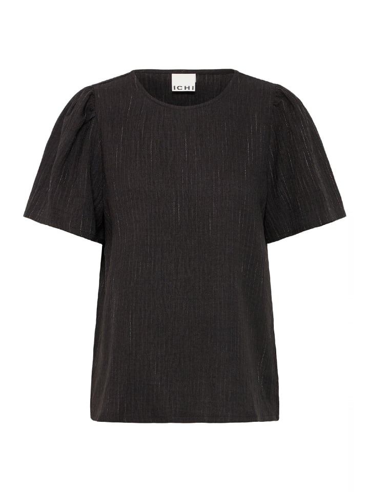 T-shirt IXREMI Regular fit in Black w. pinst.