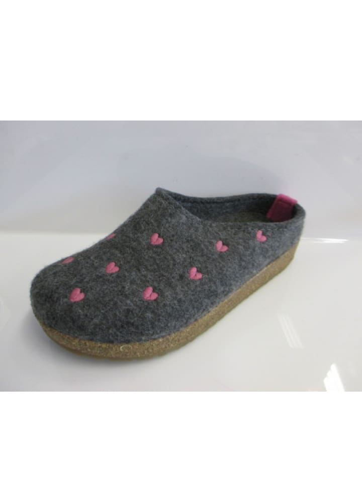 Hallenschuh Grizzly Cuoricini in Grau