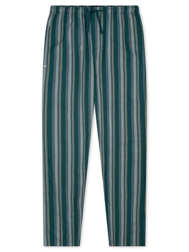 Pyjamahose Mix Relax in tiefseegrün