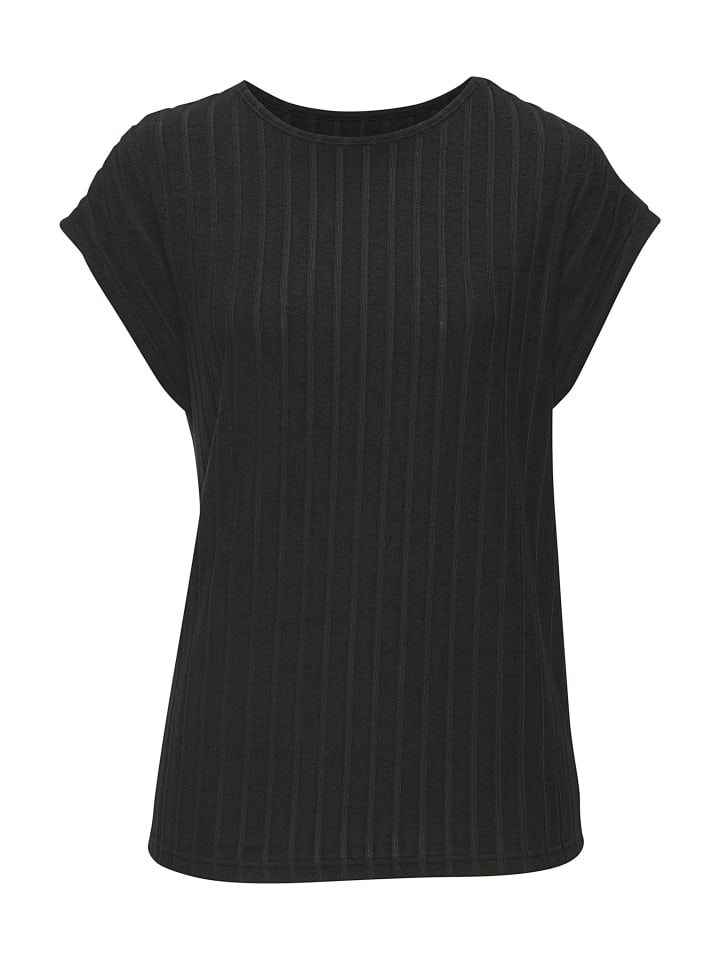 Kurzarmshirt in schwarz