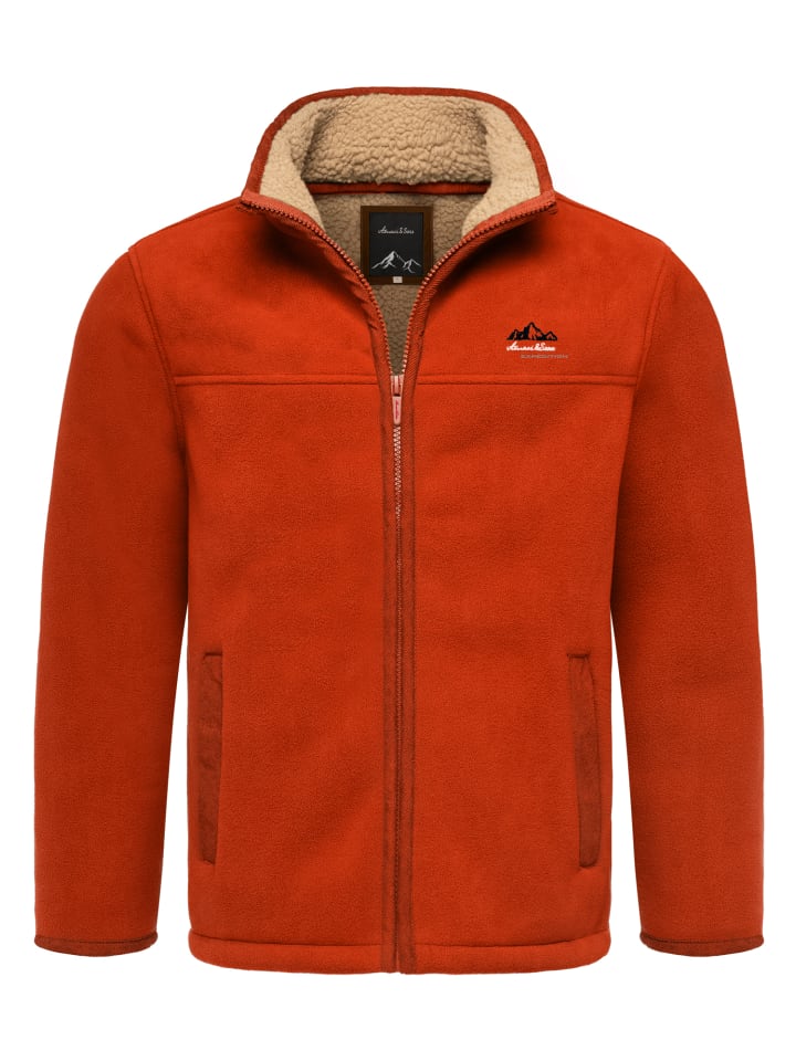 Fleecejacke OCONTO in Rot