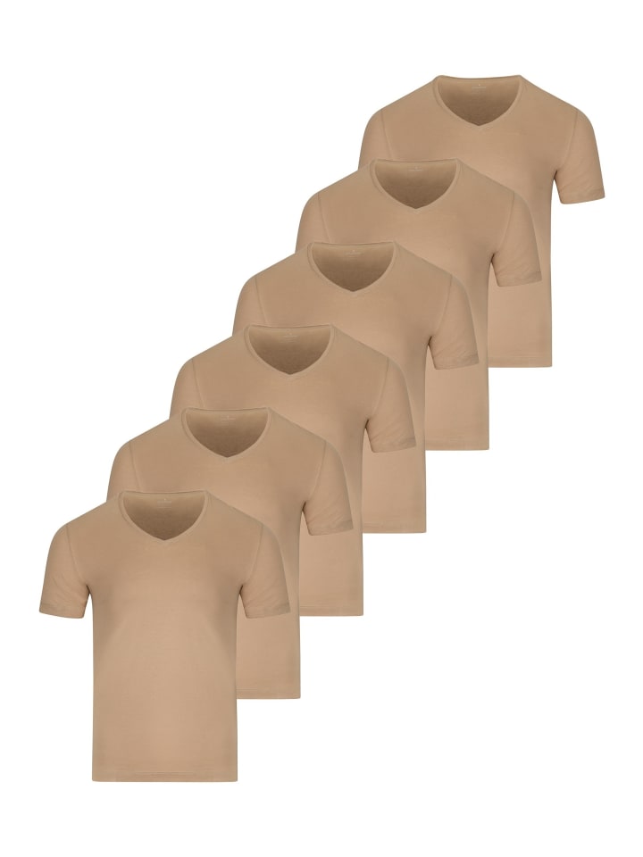 Unterhemd / Shirt Kurzarm Basic in Light Skin