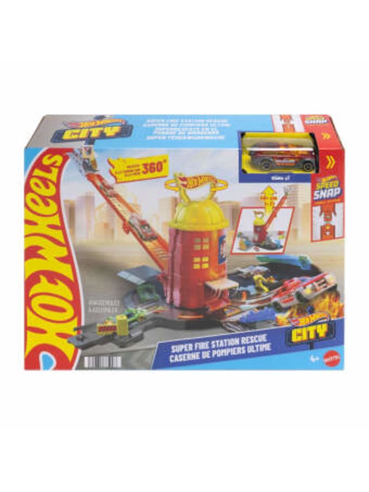 Spielzeug - Hot Wheels City Super Feuerwehrwache