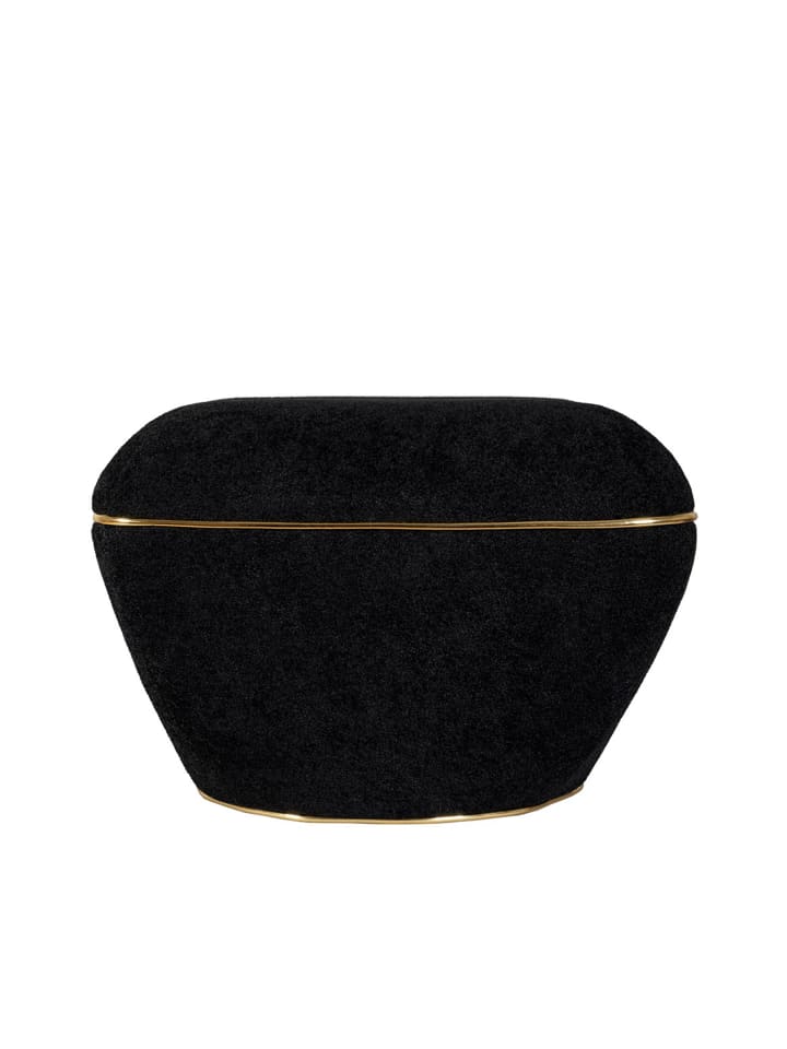 Hocker Contessa 135 in schwarz - gold