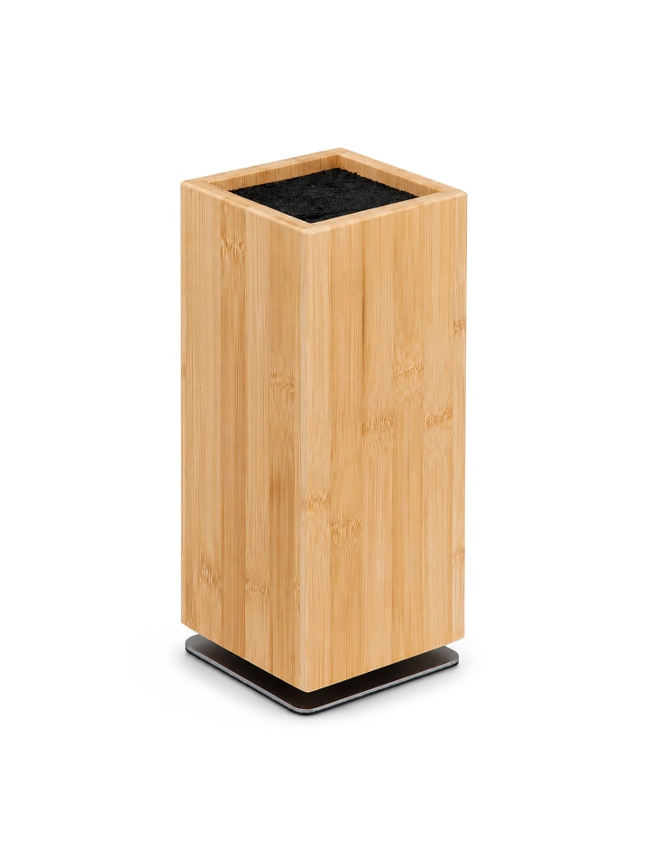 Messerblock in Natur - (B)10,5 x (H)26 x (T)10,5 cm