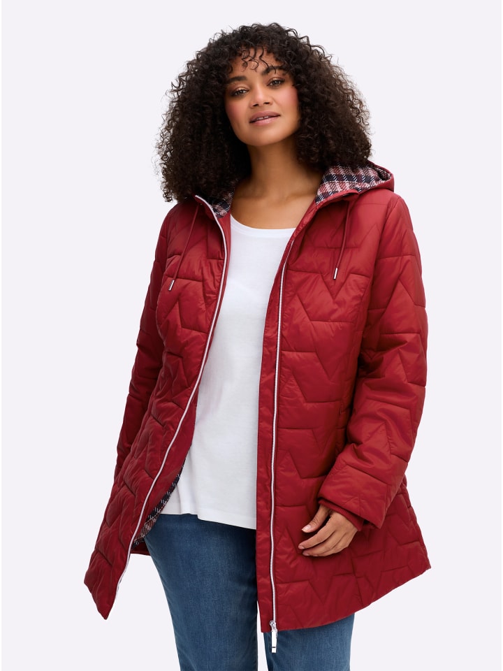 Jacke in kirsche