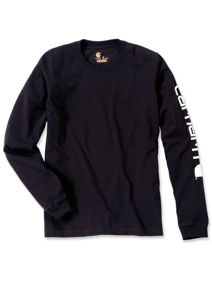 Longsleeve "L/S EK231" in Schwarz