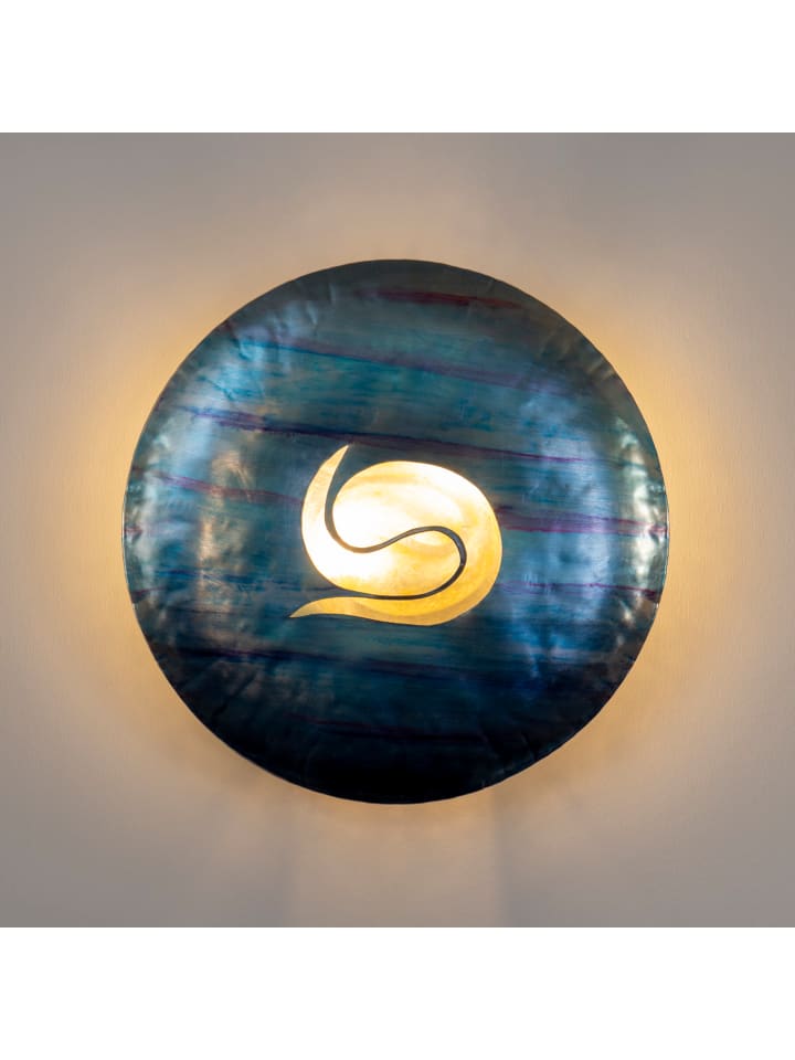 Bilderleuchte "BILD" in silber - (L)55 cm x (B)55 cm x (H)9 cm