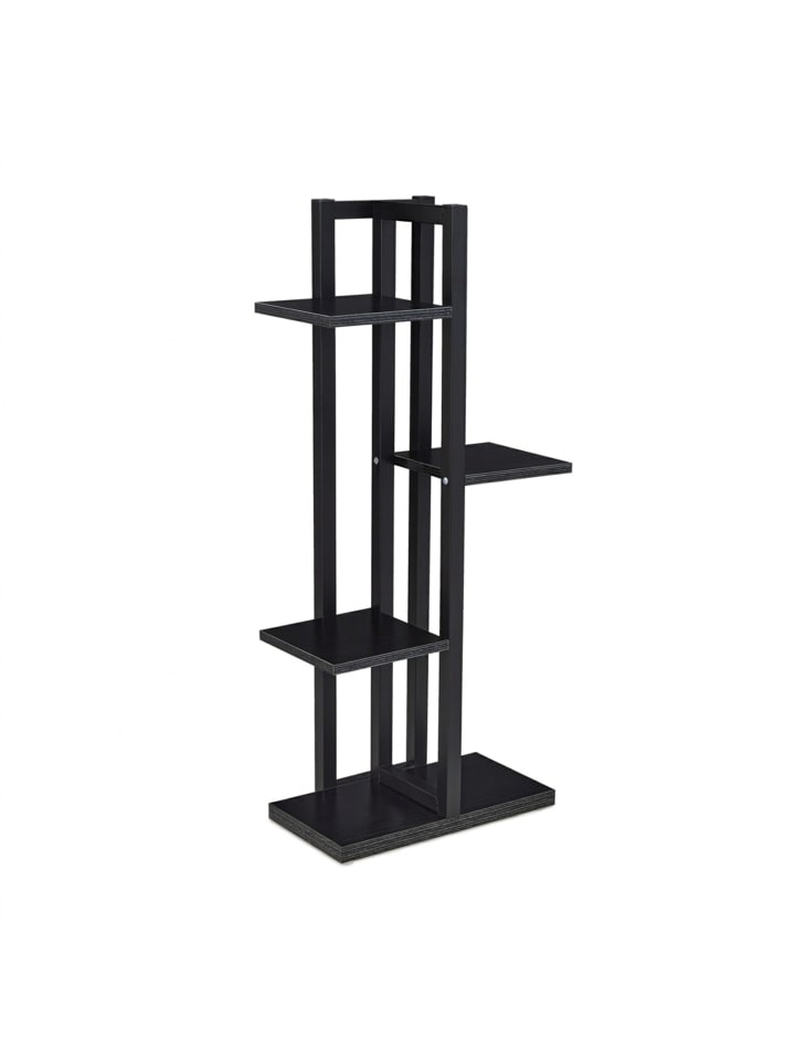 Blumenregal in Schwarz - (B)42,5 x (H)93 x (T)22,5 cm