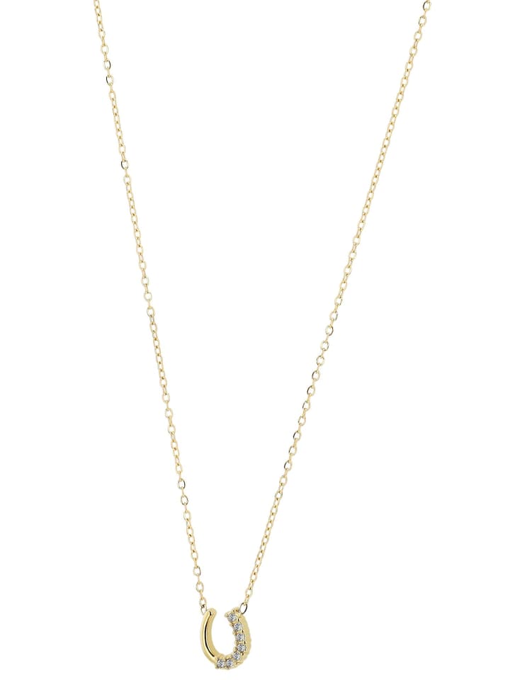Damen Halskette aus Edelstahl 45 cm in gold