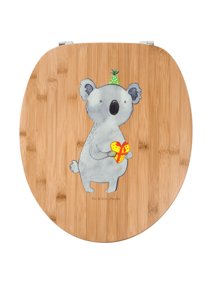Toilettenbrille Koala Geschenk ohne Spruch in Braun