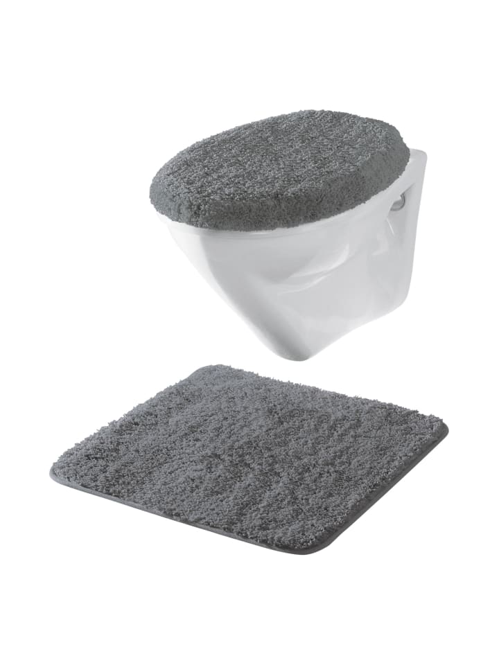 Hänge-WC-Set 2-teilig Rhodos in anthrazit