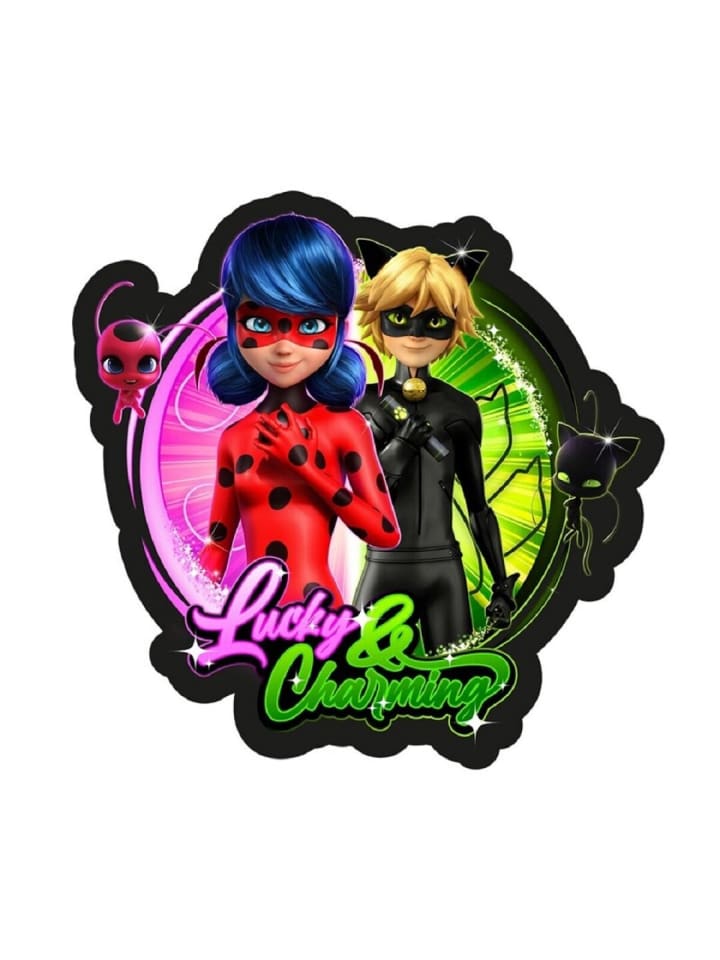 Miraculous Ladybug Kuschelkissen – Flauschiges Kopfkissen für in Mehrfarbig