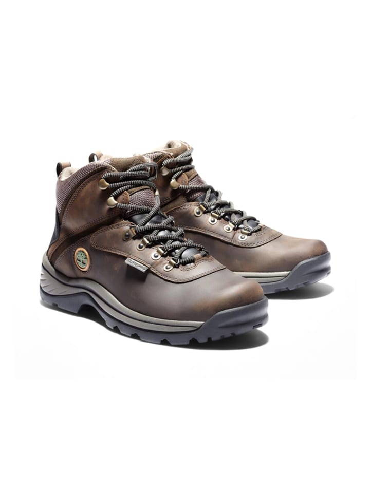 Stiefel White Ledge Mid Lace Waterproof HK in braun