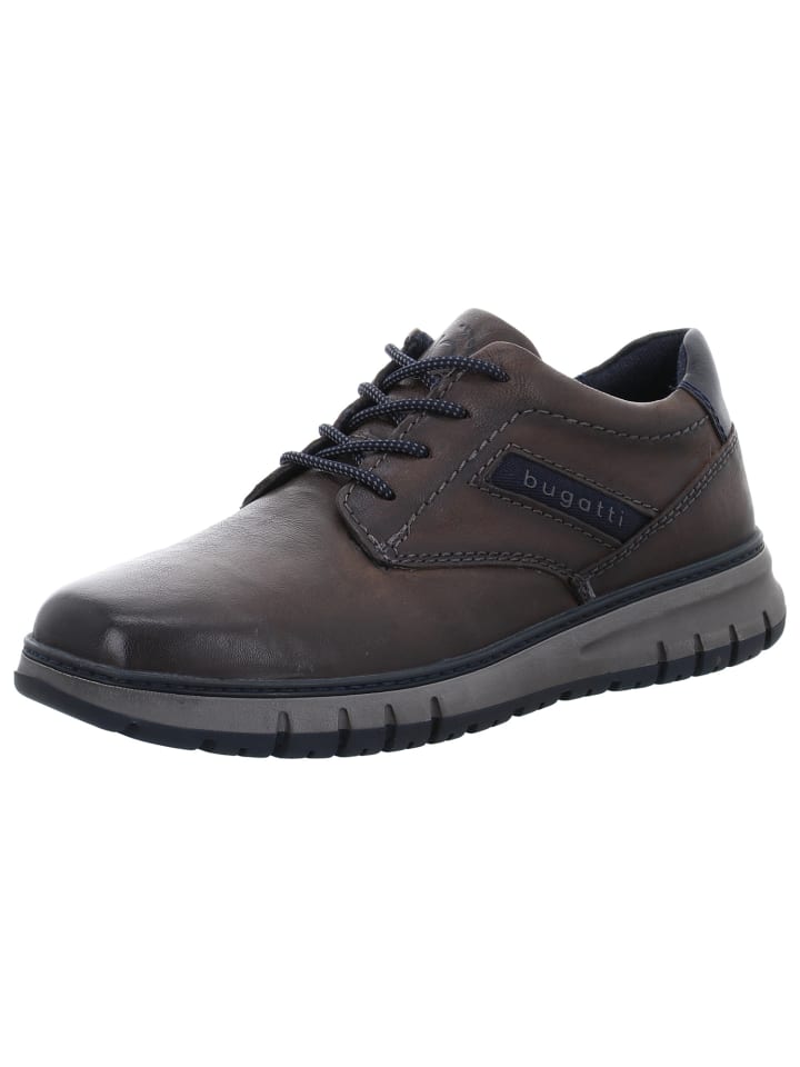 Sportlicher Schnürschuh in grau