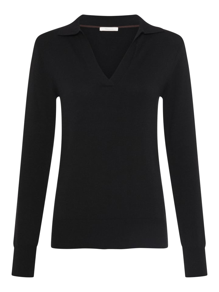Strickpullover in schwarz