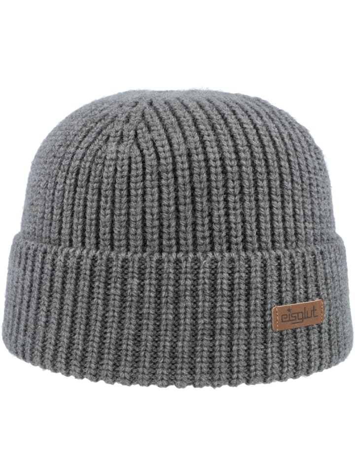 Strickmütze in grau