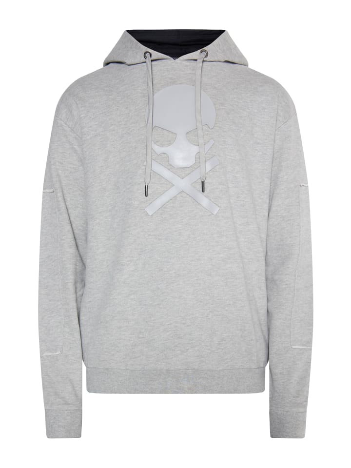 Herren Hoodie in Grau Melange