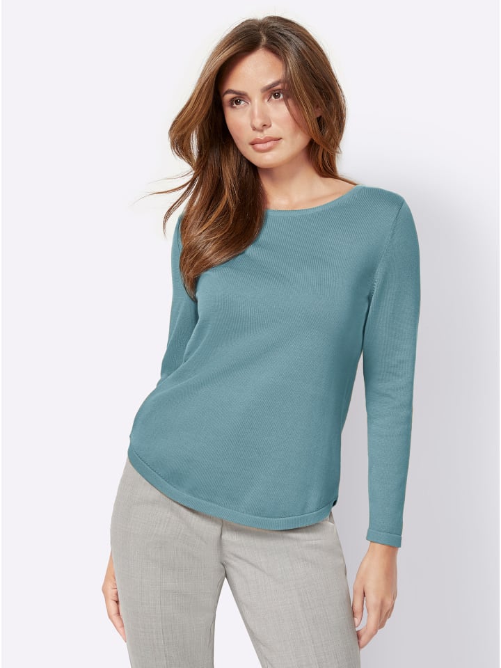 Pullover in wintertürkis