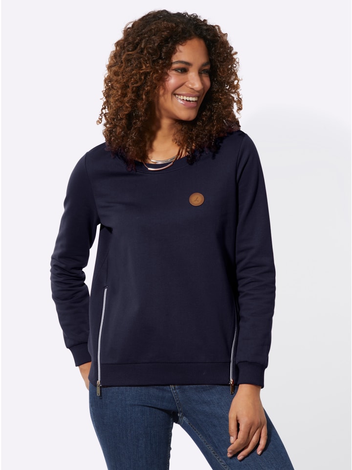 Sweatshirt in marine