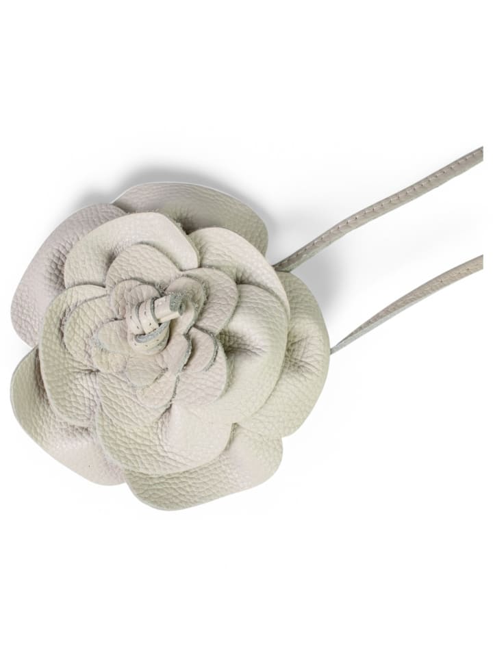 Taillengürtel Blumen in Creme