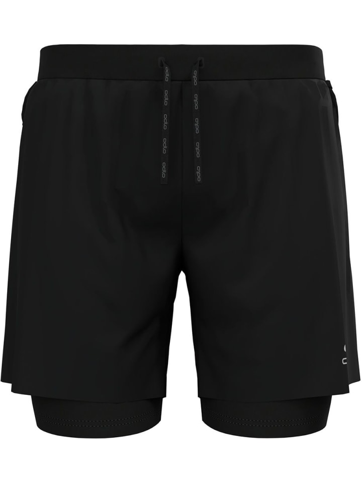 Sportshorts "2-In-1 Short X-Alp Trail 6 Inch" in Schwarz