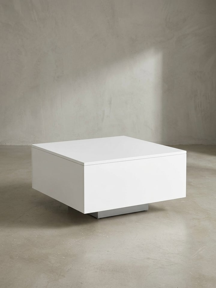 Couchtisch | Weiß, 60x60x35.5cm