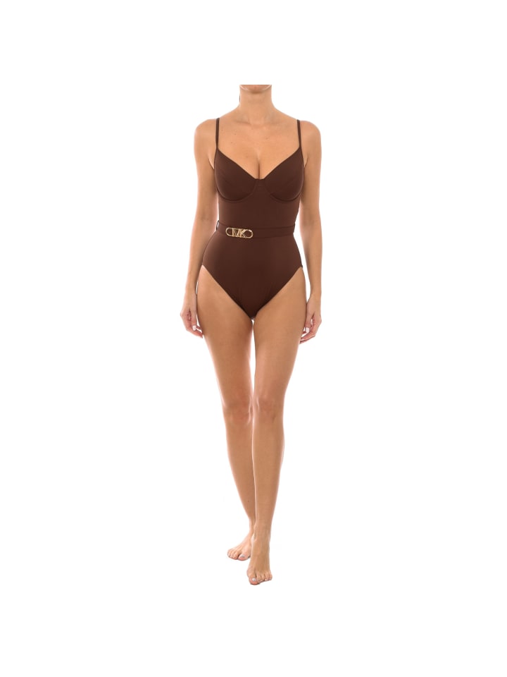 Badeanzug in Brown
