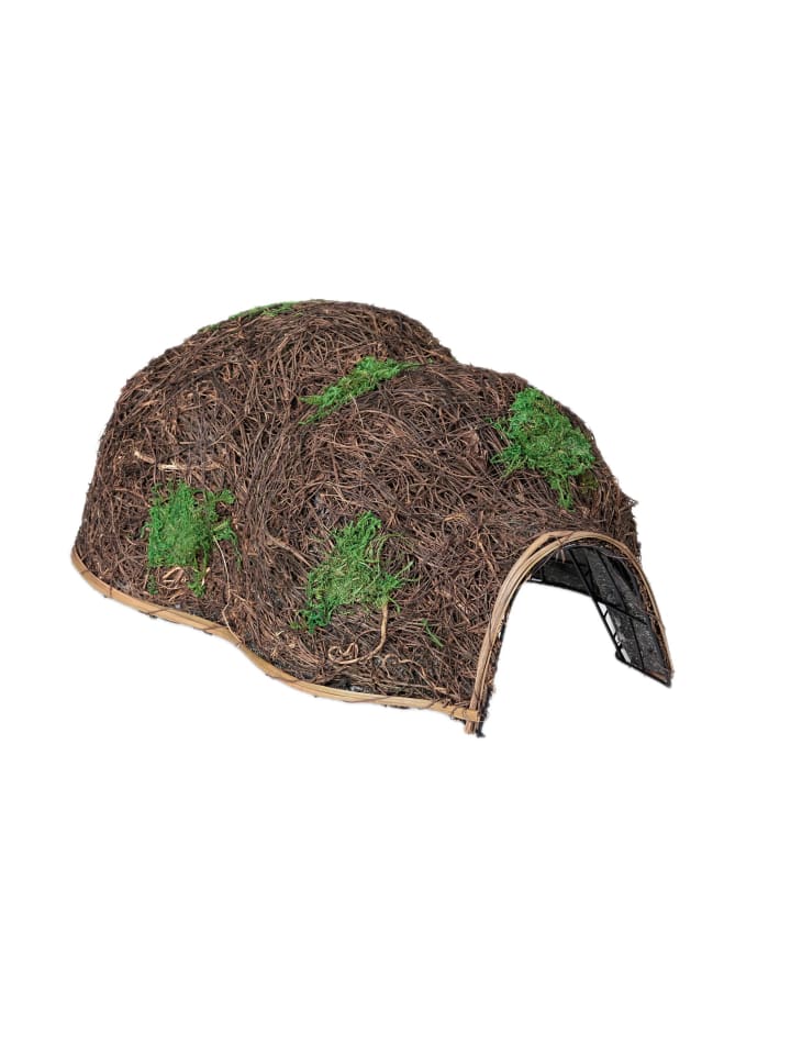 Igelhaus in Braun - (B)32 x (H)21 x (T)48 cm