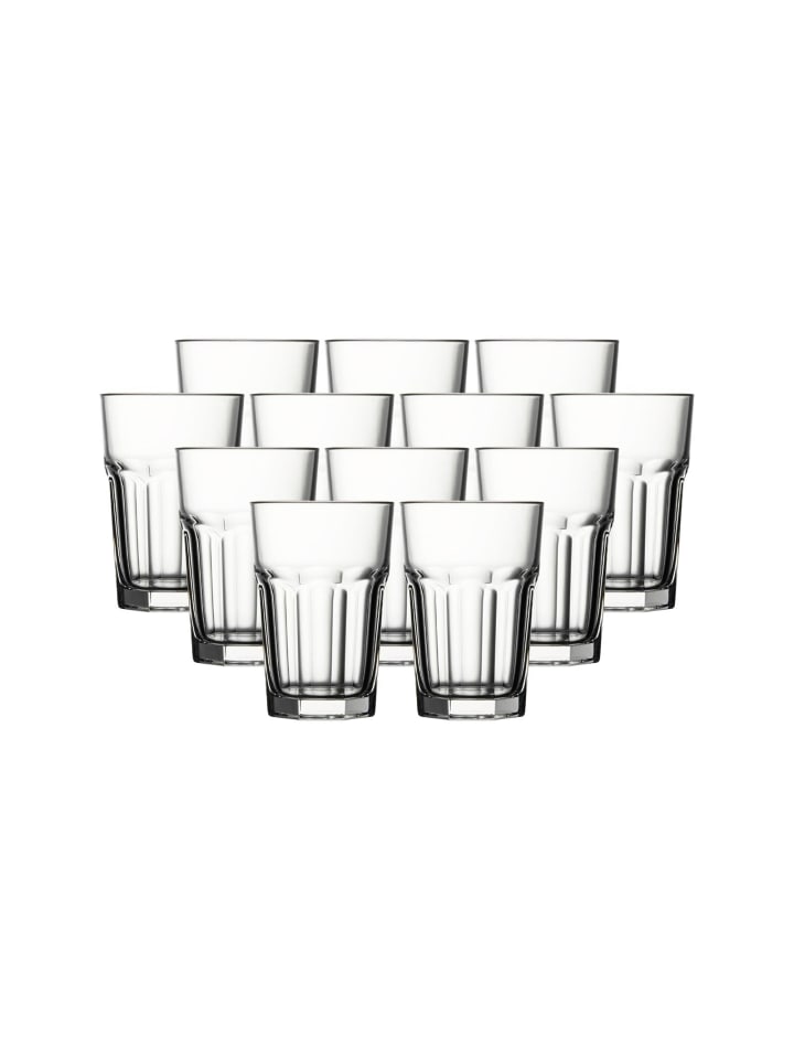 12er Set Longdrinkgläser Casablanca in Transparent 355 ml