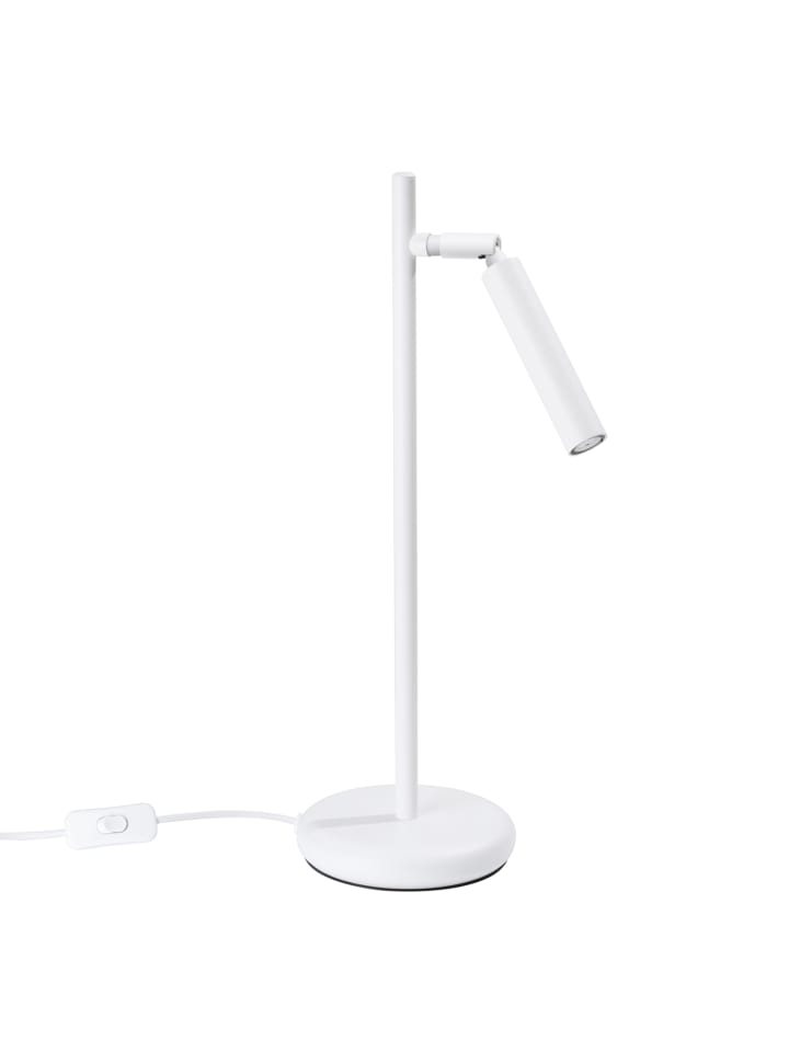Tischlampe FIDEUS Weiß H 43 cm