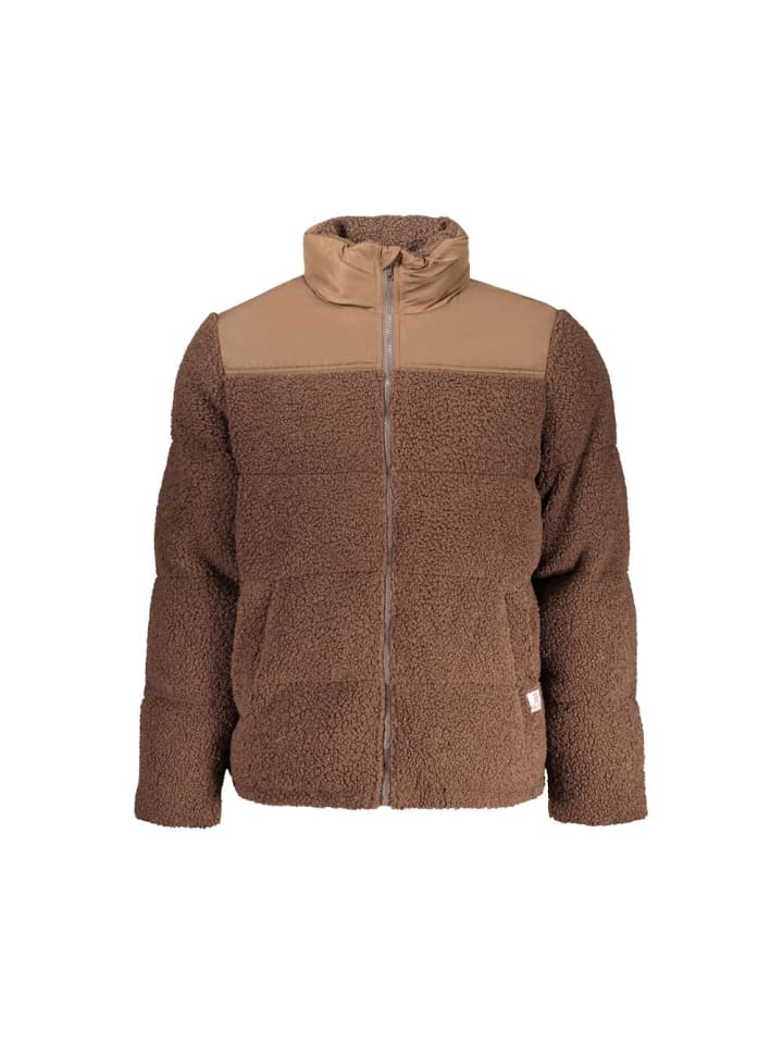 Braun Polyester Herren Jacke