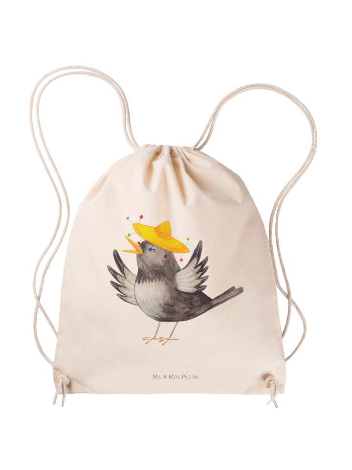 Gym Bag Rabe Sombrero ohne Spruch in Creme