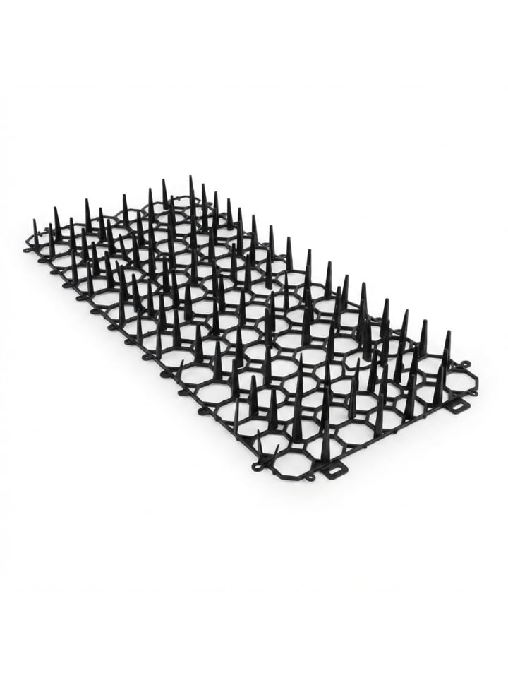 12 x Dornengitter in Schwarz - (B)49 x (T)14 cm