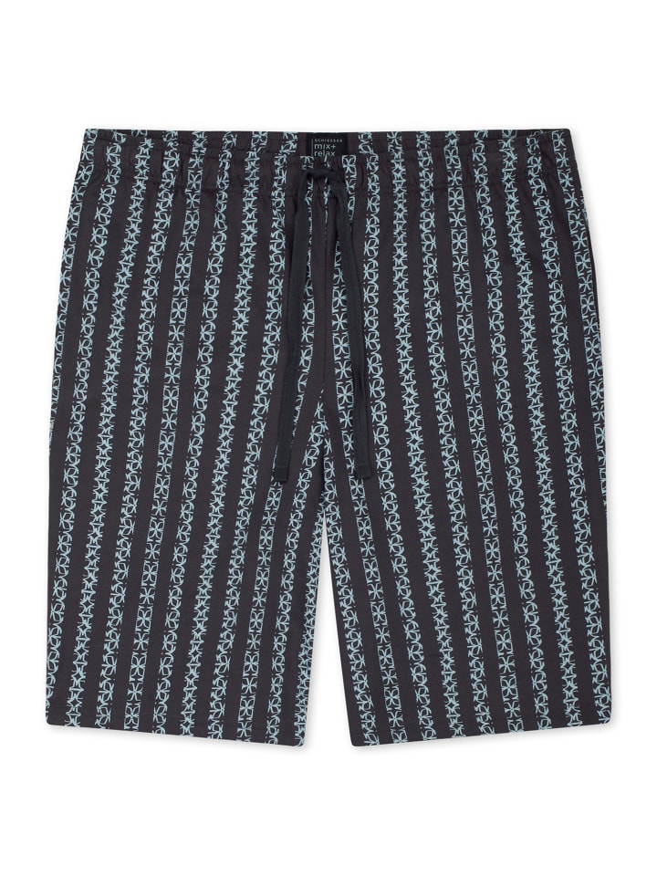Pyjamashorts Mix Relax in eisblau