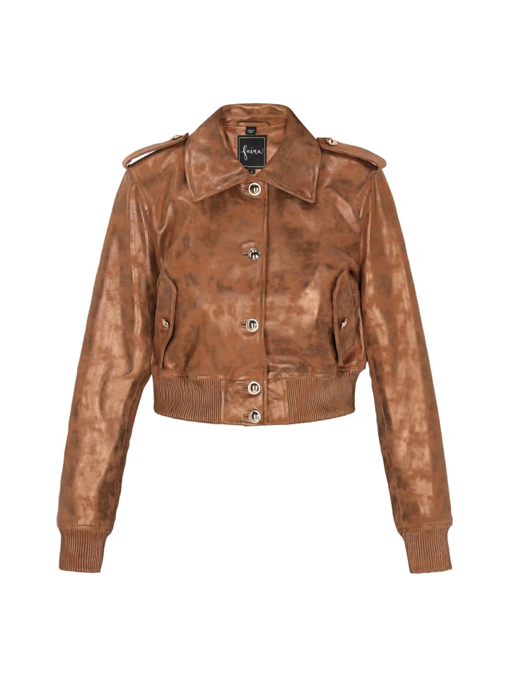 Women Jacket in copper