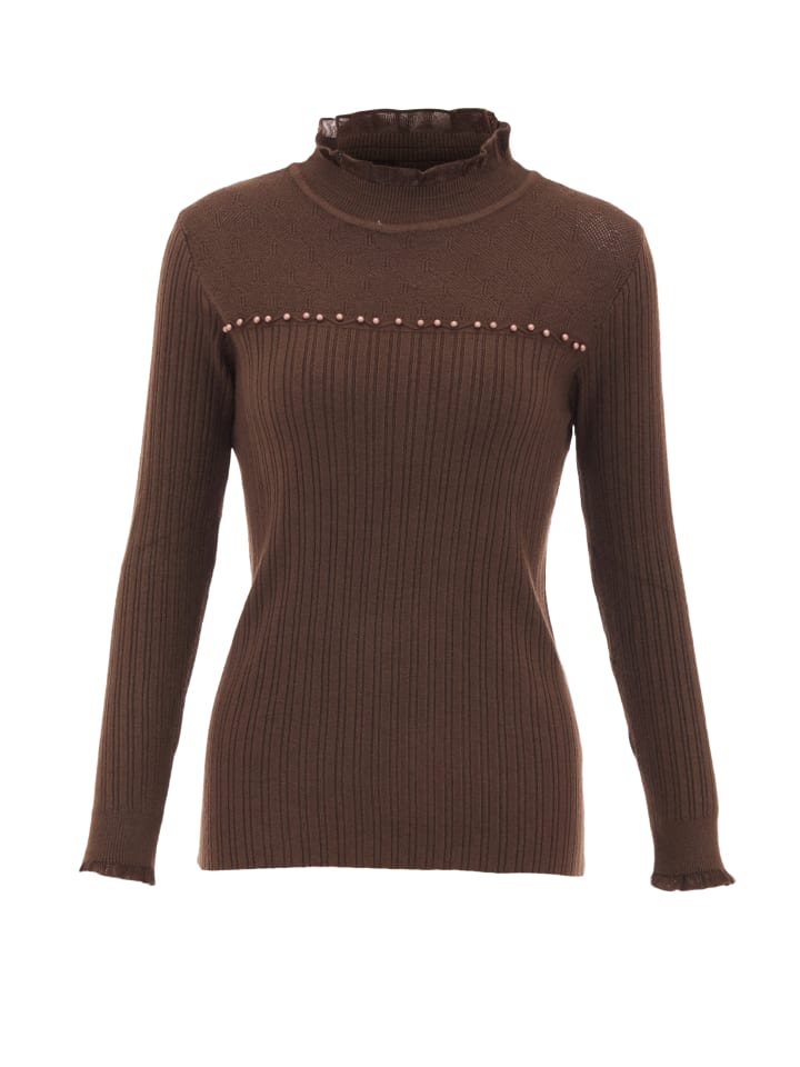 Damen Strickpullover in Braun